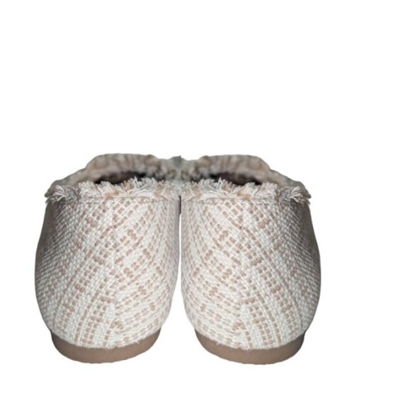 Report Womens Beige Textile Fabric Pointed Toe Ballet Flats w/Bow Size 7 NWOB - Picture 3 of 8